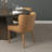 Thistle Nolan Slope Tan Leather Dining Chair