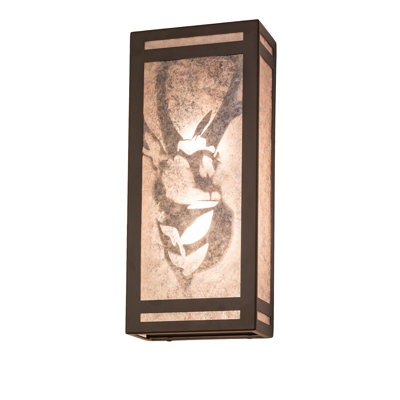 2 - Light Flush Mounted Sconce
