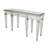 Eight Legs Mirror Console Table With A Drawer And Wood Trim