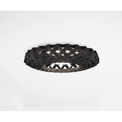 Pilke Wood Flush Mount