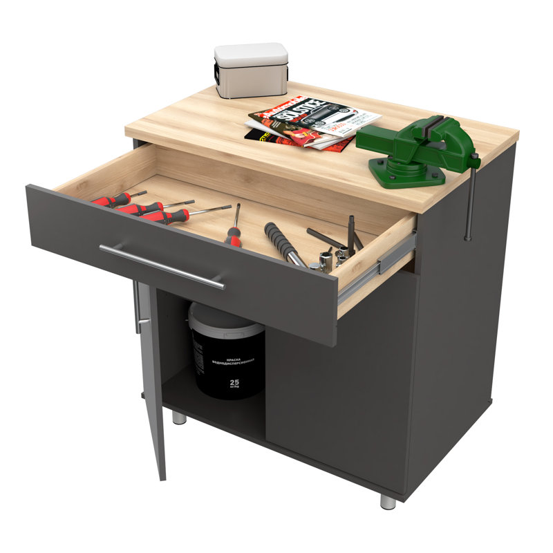  Système de rangement pour garage 4 pièces Kratos