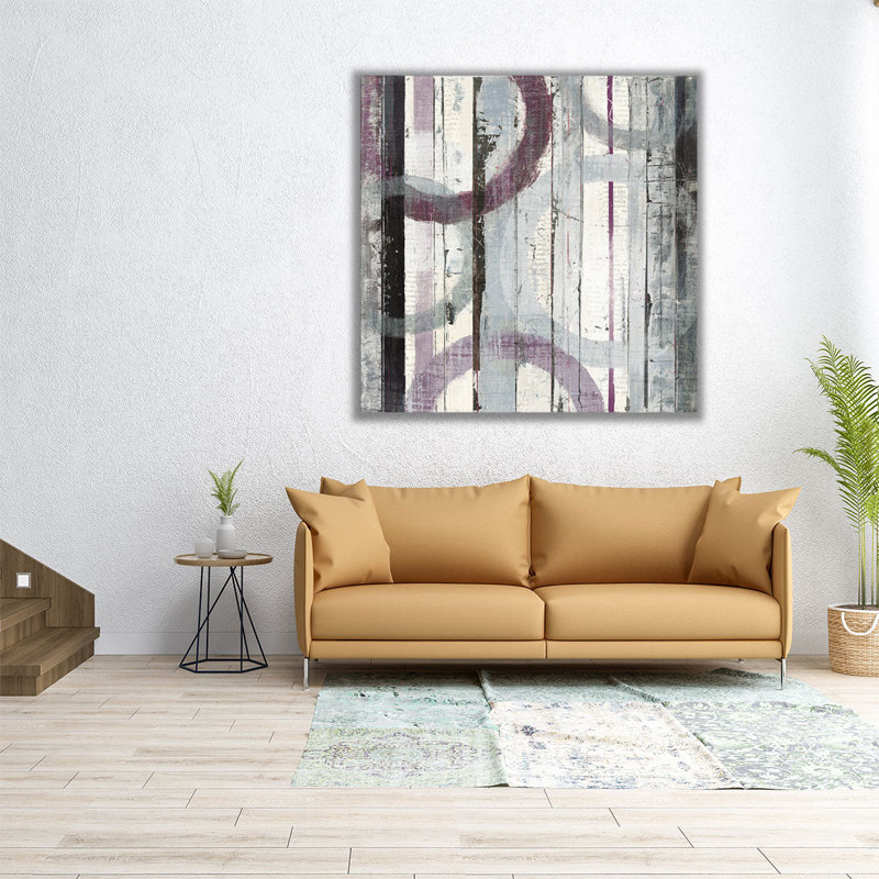 Plum Zephyr I - reproduction d'art sur toile, H 30 po x l 30 po