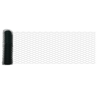 Hexagon Fence Green Steel