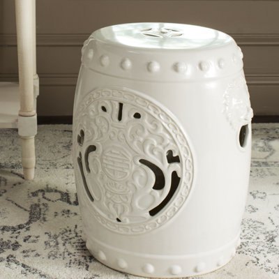 Silvia Ceramic Accent Stool
