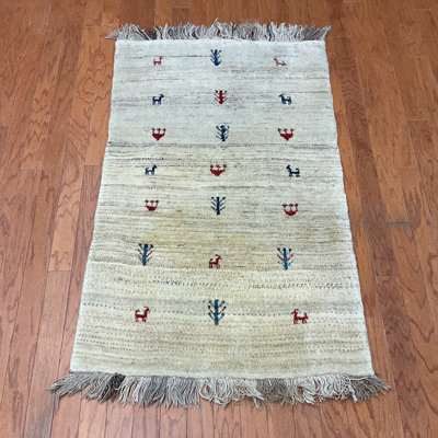  Handmade Gabbeh Wool Rug