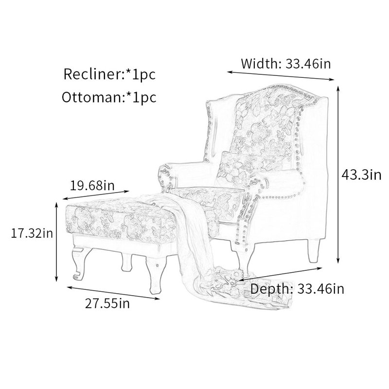 Fauteuil inclinable Chenille