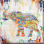 « magique éléphant », reproduction de peinture à l’acrylique sur toile-29829730-64176172
