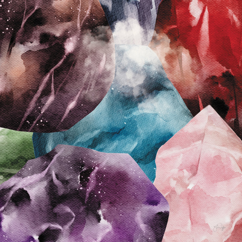 Collage de cristal - reproduction sur toile tendue, H 20 po x l 20 po