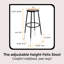 Tabouret en acier à hauteur réglable Felix, prêt à assembler-99492204-99376953