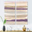 Ensemble d'art mural sur toile Shape Of Glam Mauve III - Shabby Elegance