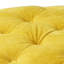 Fauteuil de maquillage en velours jaune-1005937209