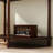 Louie Half-Moon Console Table with 2 Doors and Bottom Shelf-118658994