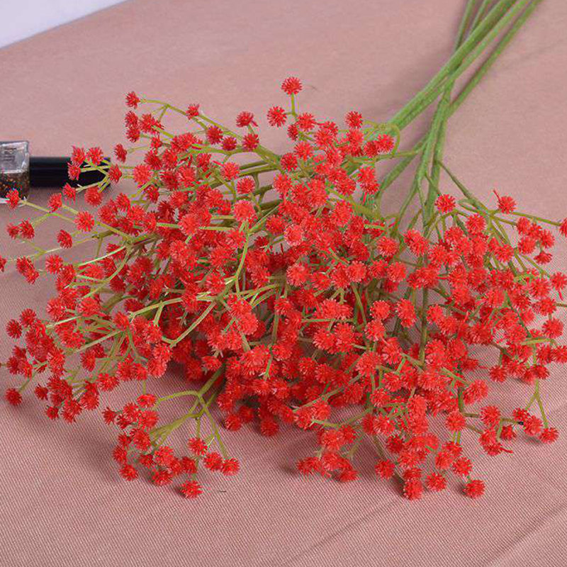 Arrangement floral Baby's Breath, Rouge, H 23,63 po x l 3,9 po x P 3,9 po