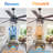 65" Industrial Balck Caged Ceiling Fan with Light Kit and Remote Control 6-speed Reversible for Living Room DC Motor-146498427