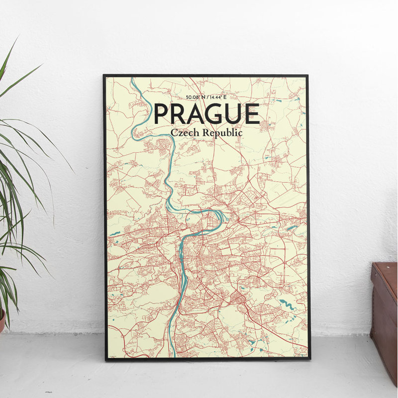 Prague - No Frame Print, 43.2cm H x 27.9cm W x 0.1cm D
