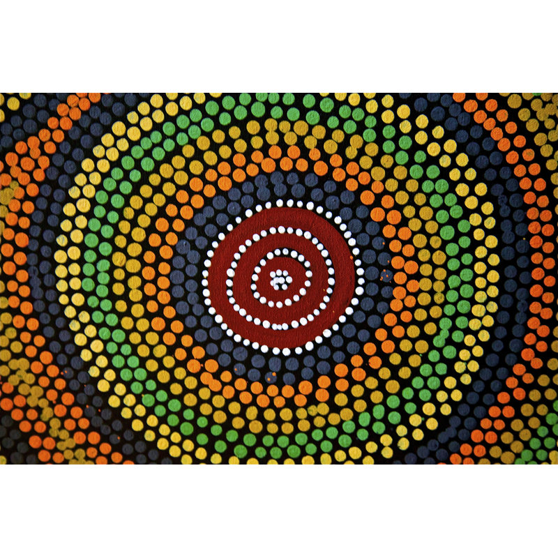 African Ethnic Art by ByczeStudio - Wrapped Canvas Print, 30cm H x 46cm W x 3.8cm D