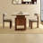 Vintage minimalist rectangular dining table