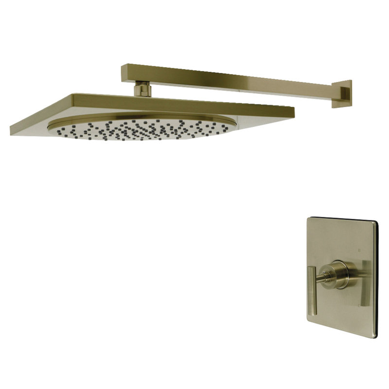 Kingston Brass Manhattan Single-Handle Pressure Balanced Shower Faucet, Brushed Nickel