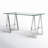 Kapri Tigerlily Glass Desk-516042933-487309224