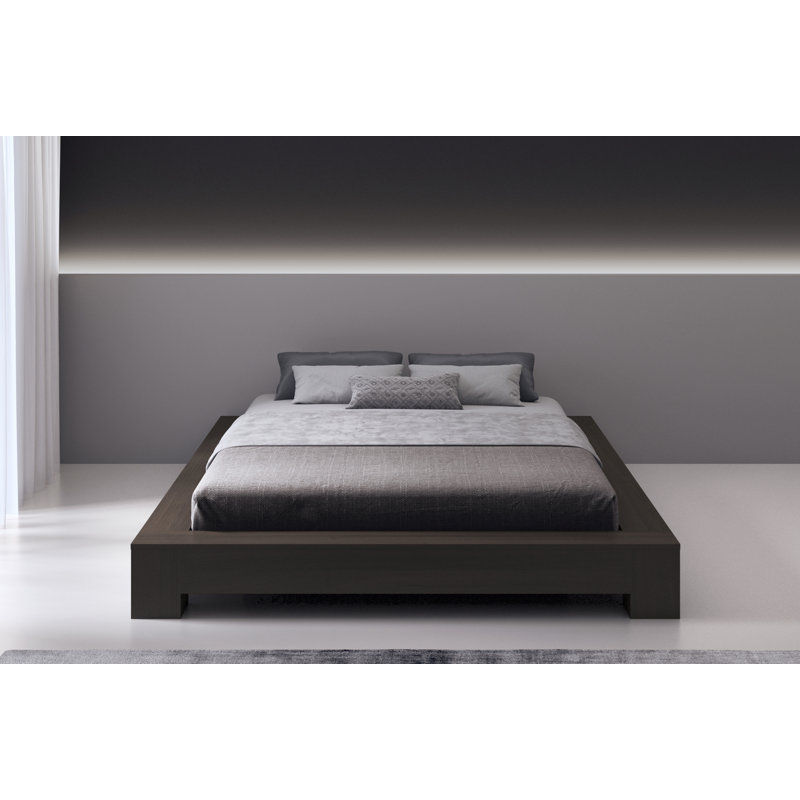 Grand lit plateforme, Gris anthracite