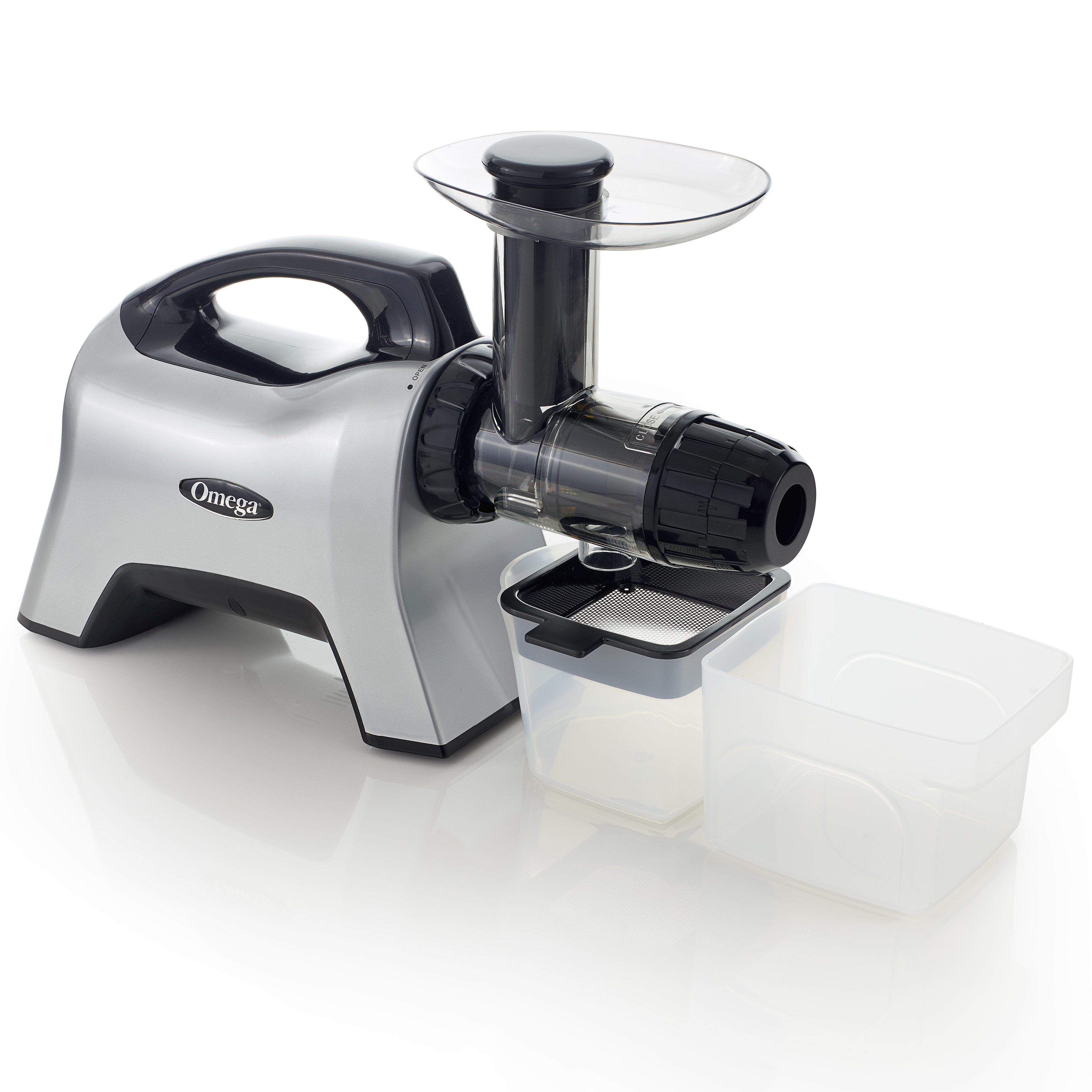 Omega Cold Press Masticating Horizontal Juicer with 3Stage Augur