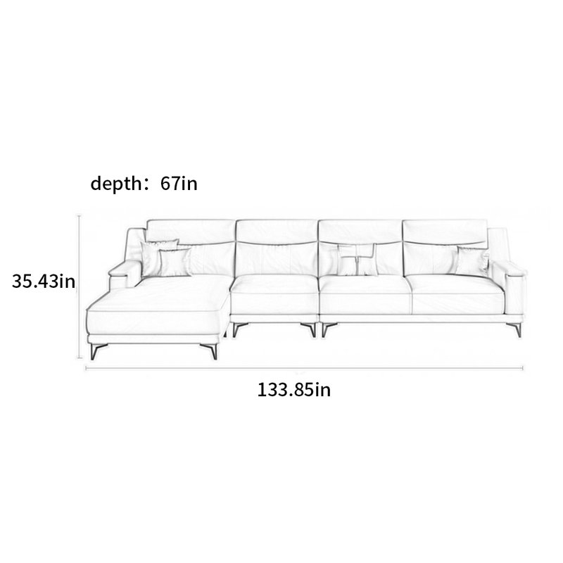 Nordic minimalist sofa