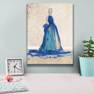  «Blue Danube 1» par Alicia Ludwig, art mural sur toile