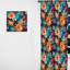 Mélange de motifs artistiques Boho - V - Rideau floral - Velours obscurcissant - 1 panneau-107563004