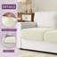 Housse pour causeuse à coussins carrés texturés-354423789