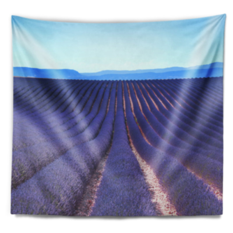 Tapisserie «Endless Rows» de lavande, H 50 po x l 60 po