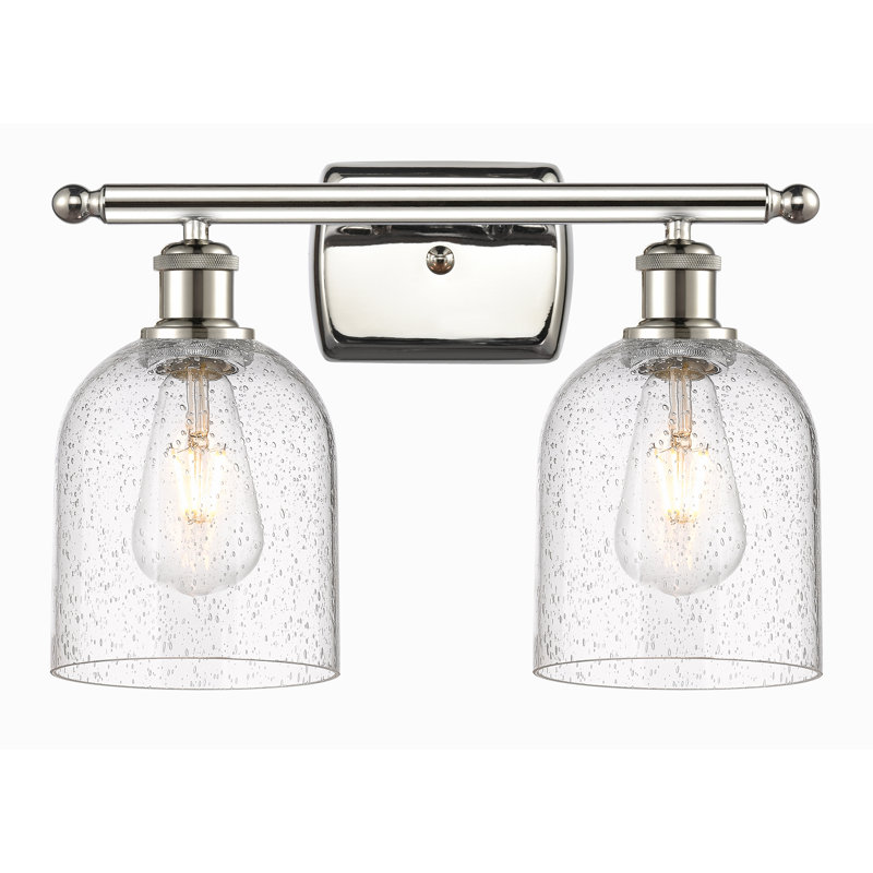 Allysson 2 - Light Dimmable Vanity Light, Seedy, Polished Nickel