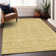 Premium Machine Washable Prisco Gold Rug
