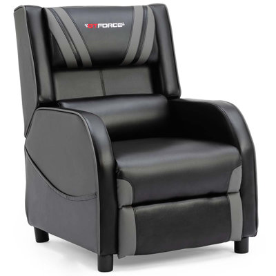69cm Wide Faux Leather Standard Recliner