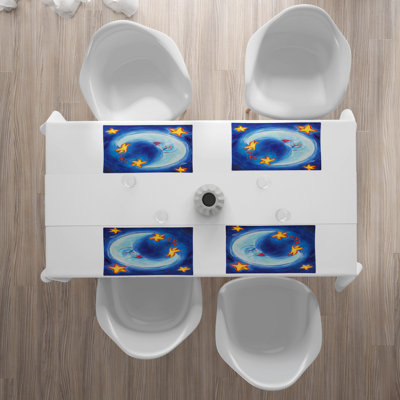 Polyester Abstract Rectangle Placemat