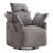 Round Swivel Recliner with Adjustable Headrest, Power & Manual Options-2038766917-2038766912