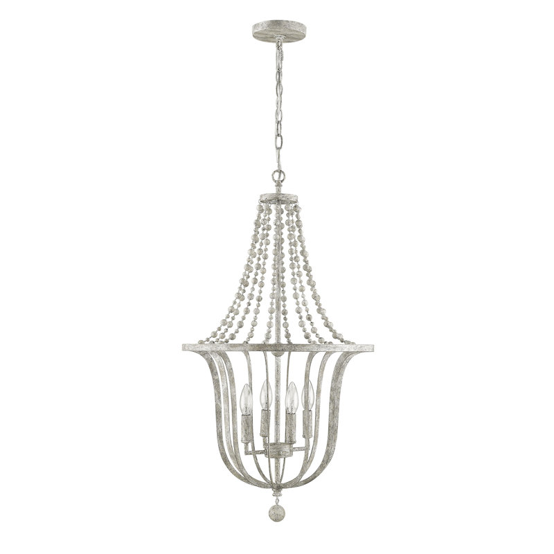 Luminaire suspendu rustique 4 lumières