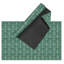 Rinesa Geometric Vinyl Machine Printed Area Rug-785979322