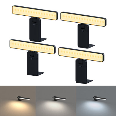 Rechargeable Gallery Lights, 3CCT Dimmable, 24Cm, Remote, Touch Control, 3000Mah
