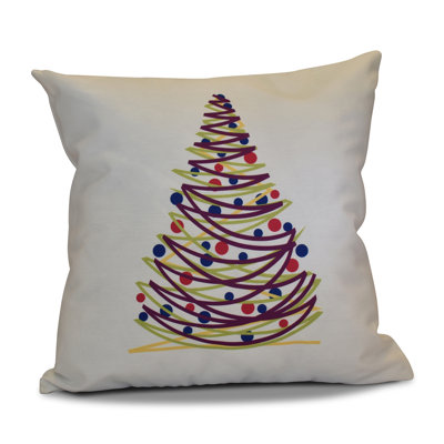 Jump For Joy Outdoor Reversible Throw Pillow