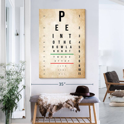 Funny Toilet Canvas Print