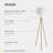 West Hewish 59.75'' Tripod Floor Lamp-1785639607