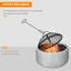 Round Iron Wood Burning Smokeless Fire Pit