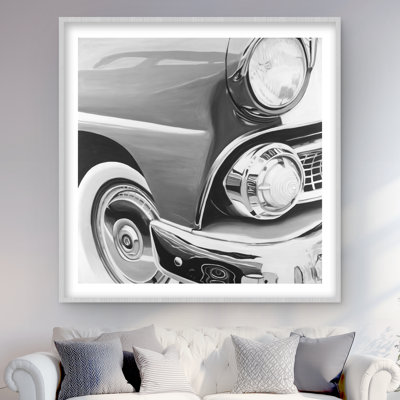 Beautiful old car - Livingroom Transportation framed print