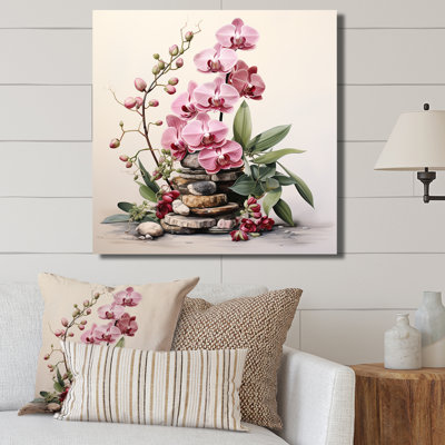 Mauve orchidée beauté II - art mural orchidée