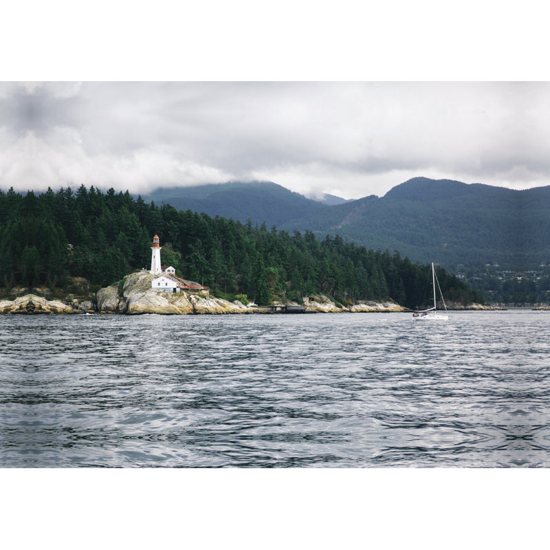Mountain Lighthouse - Wrapped Canvas Art Prints, 20cm H x 30cm W