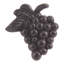 Vineyard Grapes 2" Length Novelty Knob-9511545