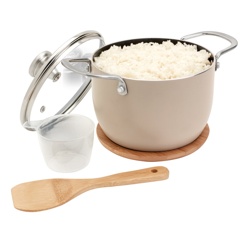 Infuse 5pc Rice Cooker Set, Sand