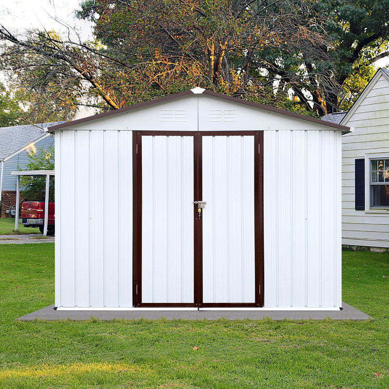 Abri de jardin extérieur en métal 8 x 10 pi