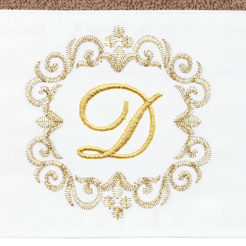 Winston Porter 100% Turkish Cotton Wensel 2PC Embellished Hand Towel Set, D