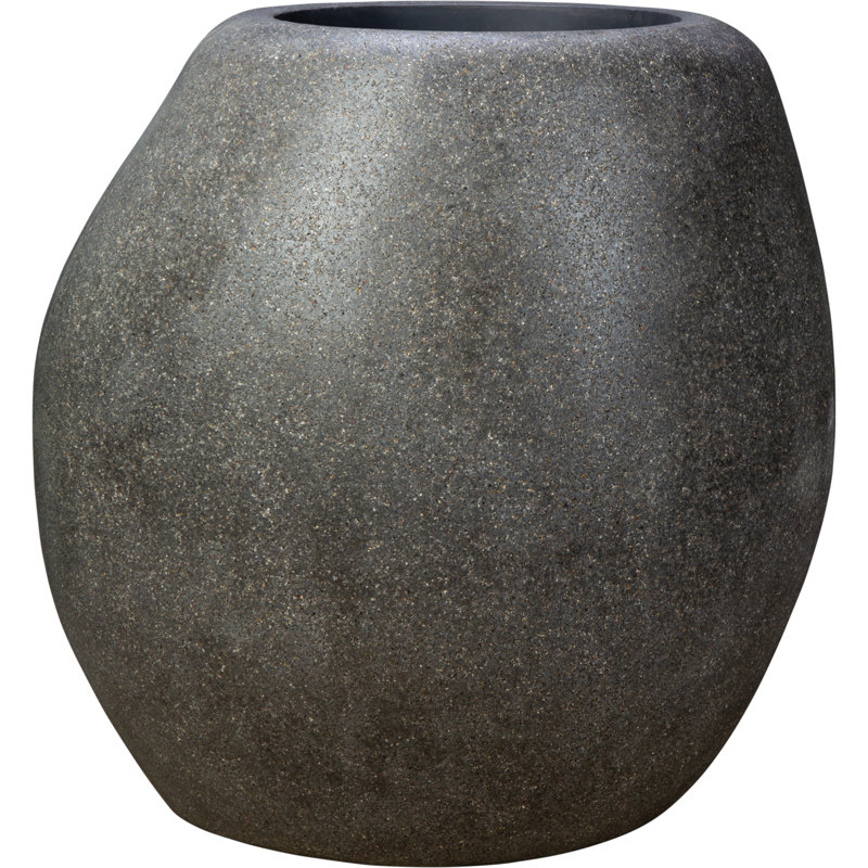 Grand pot à fleurs 32 po - Sable gris, Gris